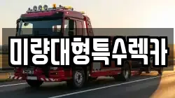 미량대형특수렉카
