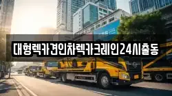 대형렉카견인차렉카크레인24시출동