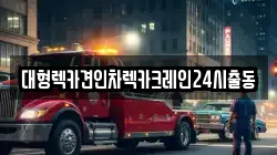 대형렉카견인차렉카크레인24시출동