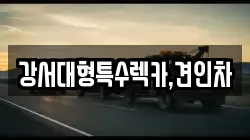 강서대형특수렉카,견인차