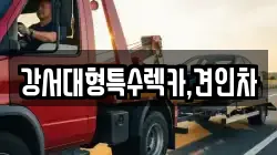 강서대형특수렉카,견인차