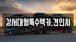 강서대형특수렉카,견인차