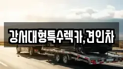 강서대형특수렉카,견인차