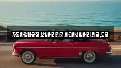 자동차정비공장,보험처리전문,사고차보험처리,판금,도장