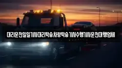 대리운전일일기사대리탁송차량탁송기사수행기사운전대행업체