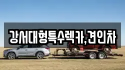 강서대형특수렉카,견인차