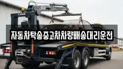 자동차탁송중고차차량배송대리운전