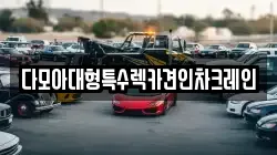 다모아대형특수렉카견인차크레인