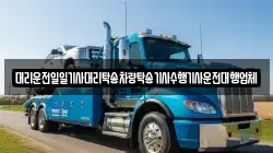 대리운전일일기사대리탁송차량탁송기사수행기사운전대행업체