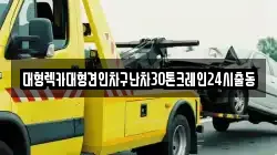 서울특별시 종로구 누하동 렉카, 특수렉카, 차량탁송, 견인운송