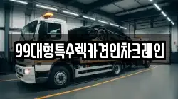 99대형특수렉카견인차크레인