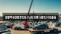서울특별시 종로구 신교동 렉카, 특수렉카, 차량탁송, 견인운송