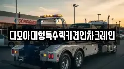 다모아대형특수렉카견인차크레인