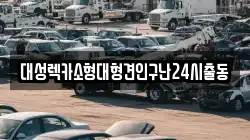 대성렉카소형대형견인구난24시출동