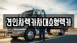 견인차렉카차대소형렉카