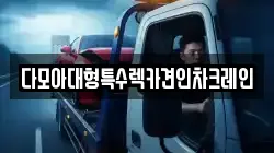 다모아대형특수렉카견인차크레인