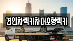 견인차렉카차대소형렉카