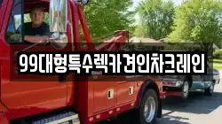99대형특수렉카견인차크레인