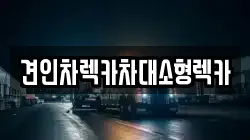 견인차렉카차대소형렉카