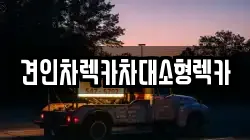견인차렉카차대소형렉카