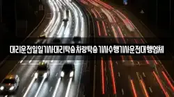 대리운전일일기사대리탁송차량탁송기사수행기사운전대행업체
