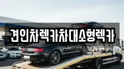 견인차렉카차대소형렉카