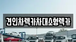 견인차렉카차대소형렉카