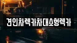 견인차렉카차대소형렉카