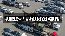 킹,대한,한국 차량탁송,대리운전 주차대행