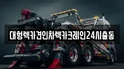 대형렉카견인차렉카크레인24시출동