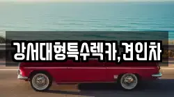 강서대형특수렉카,견인차