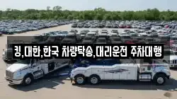 킹,대한,한국 차량탁송,대리운전 주차대행