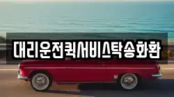 대리운전퀵서비스탁송화환