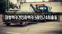 대형렉카견인차렉카크레인24시출동