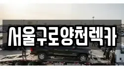 서울 구로구 렉카, 특수렉카, 차량탁송, 견인운송