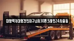 서울 마포구 토정동 렉카, 특수렉카, 차량탁송, 견인운송