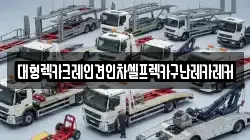 대형렉카크레인견인차셀프렉카구난레카레커