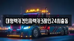 대형렉카견인차렉카크레인24시출동