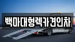 백마대형렉카견인차