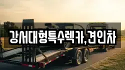 강서대형특수렉카,견인차