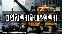 견인차렉카차대소형렉카