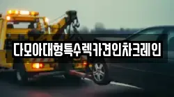 다모아대형특수렉카견인차크레인