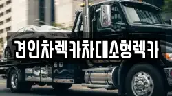 견인차렉카차대소형렉카