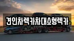 견인차렉카차대소형렉카