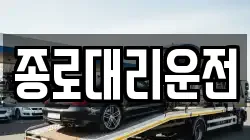 종로대리운전