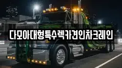 다모아대형특수렉카견인차크레인