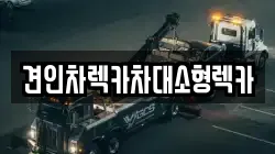 견인차렉카차대소형렉카