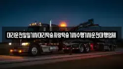 대리운전일일기사대리탁송차량탁송기사수행기사운전대행업체