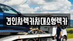 견인차렉카차대소형렉카