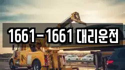 1661-1661 대리운전